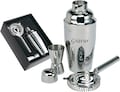 Stainless steel cocktail shaker bar set accessories cocktail set mixer 3-piece incl. engraving gift for birthday Christmas Father's Day