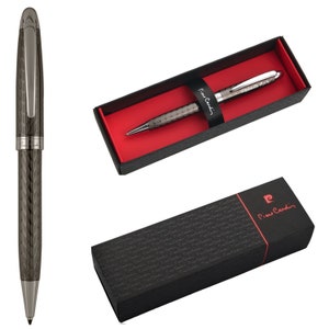 Pierre Cardin® OLIVIER ballpoint pen with engraving | Premium pen box | Blue refill | Personalized gift | Anniversary | Birthday