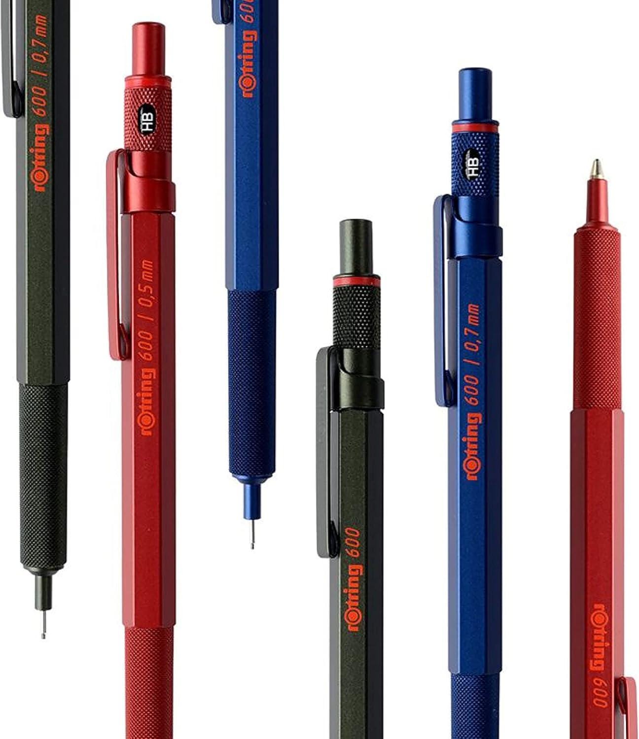 Personalized Rotring 600 Ballpoint Pen – Black | Engraved | Black