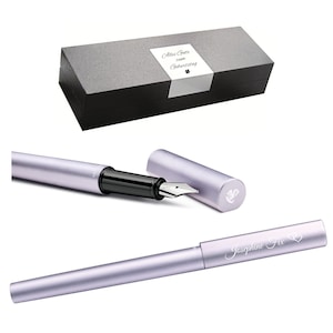 Pelikan Füllhalter Ineo® Elements P6 lila violett mit Gravur Geschenk einzigartige Stifte mit Namen personalisierte Geschenke personalisiert