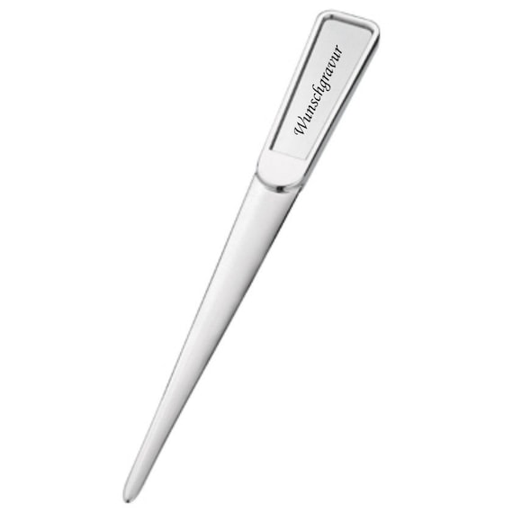 Schmalz Brieföffner New York - Metall Mit Gravur Silber Glänzend