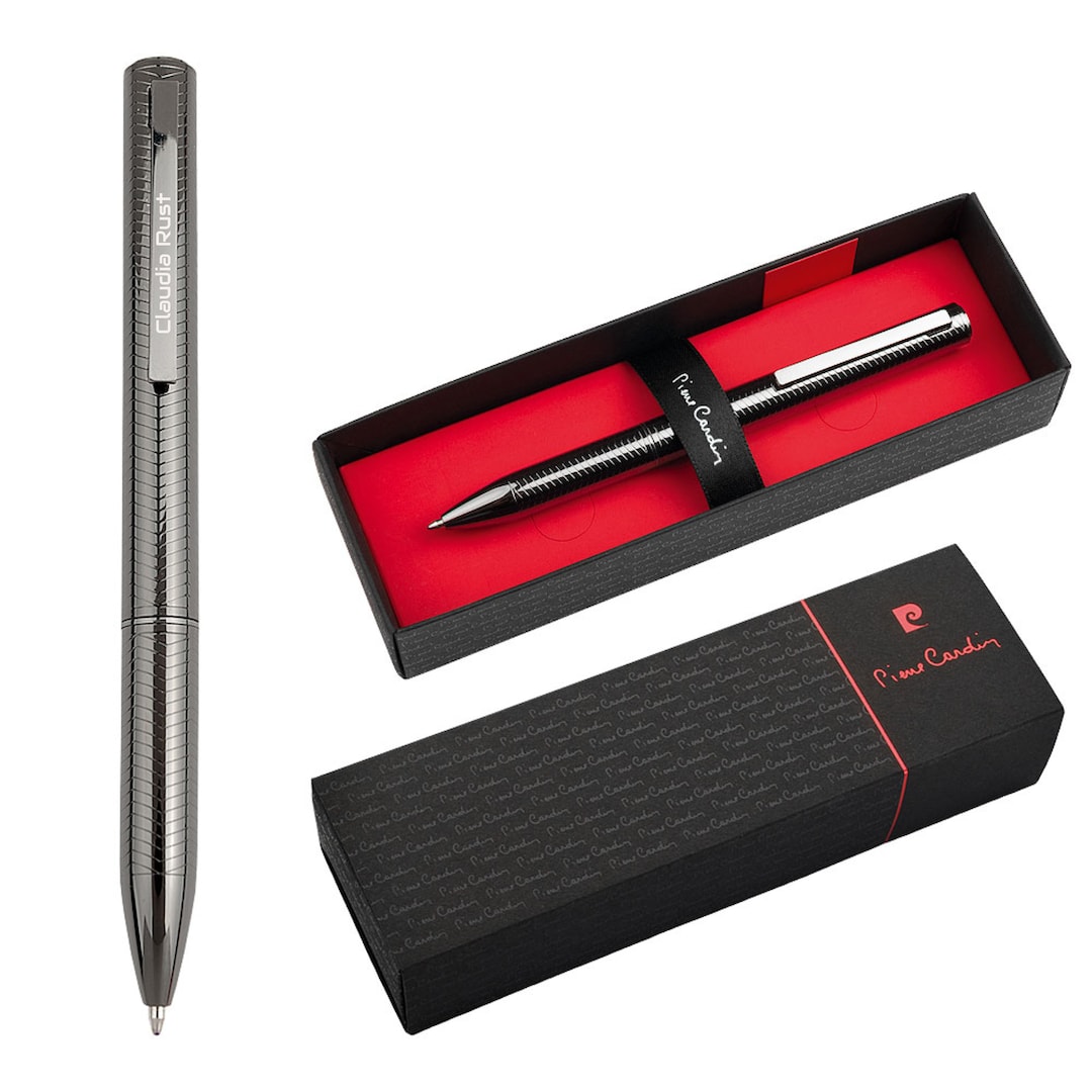 Stylo Bille Pierre Cardin – Modèle Voiture De Course Bleu Métal