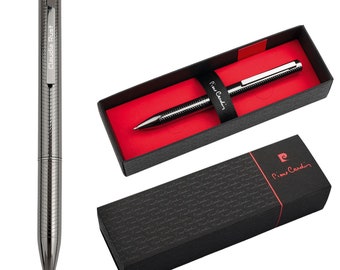 Pierre Cardin® FESTIVAL Kugelschreiber mit Gravur | Premium Stift Box | blaue Mine | personalisiertes Geschenk | Jahrestag | Geburtstag