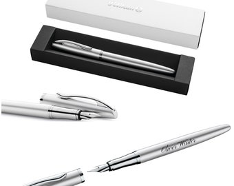 Pelikan Füllhalter Jazz® Noble Elegance P36 Silber Geschenk einzigartige Stifte mit Namen personalisierte Geschenke