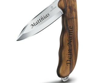 Victorinox Swiss Army Knife Hunter Pro Wood Engraving Gift for Men Women Personalized for Birthday 1 Features 0.9410.63