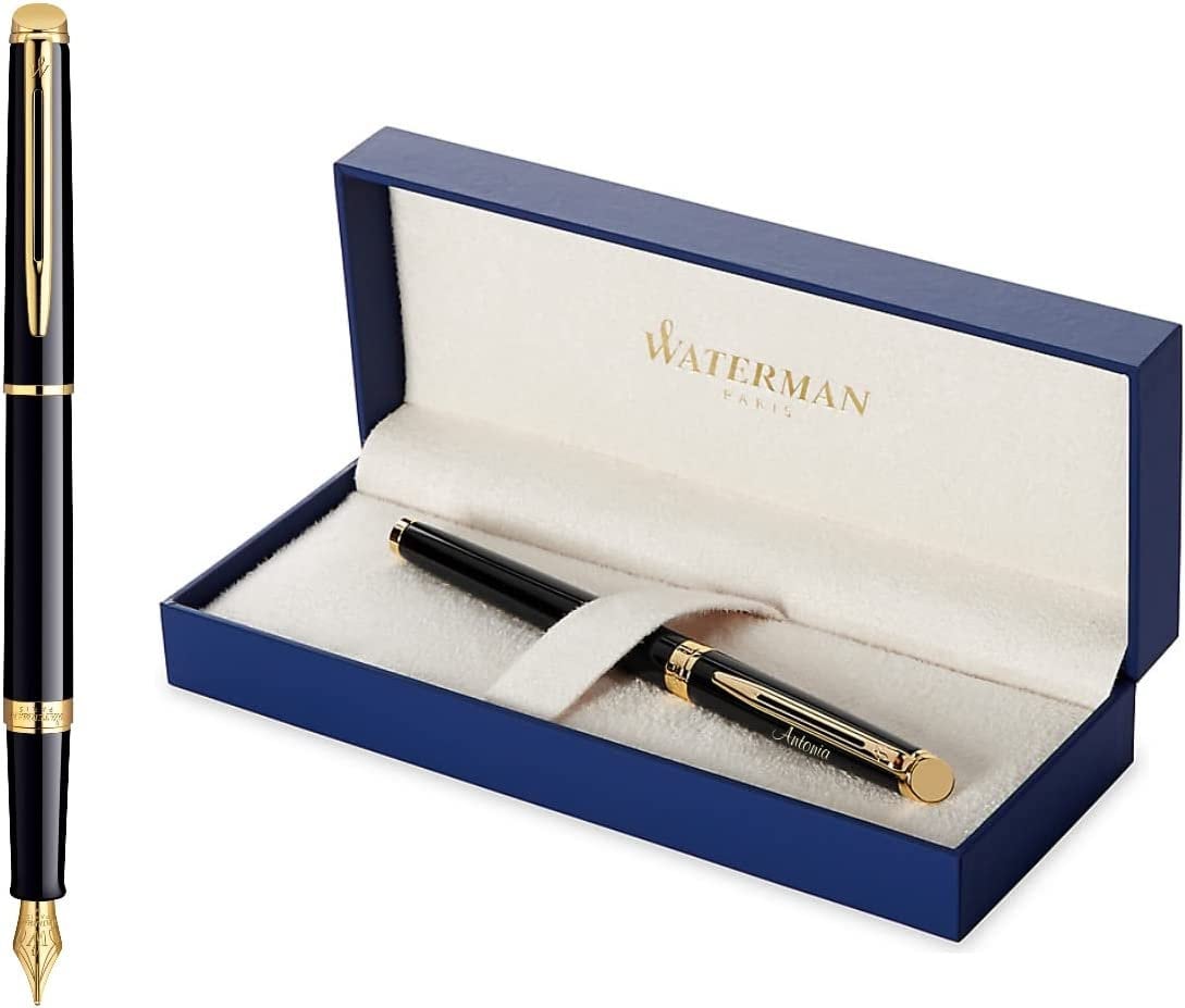 Parure Waterman Le Man 100 Stylo Plume 18 Carats Et Stylo Bi