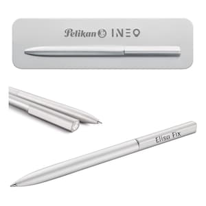 Pelikan Kugelschreiber Ineo® Elements K6 silber mit Gravur Geschenk einzigartige Stifte mit Namen personalisierte Geschenke personalisiert