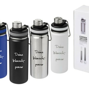 Schmalz® Thermos bottle GESSI with engraving 590 ml vacuum-insulated drinking bottle