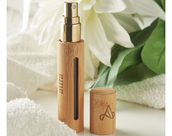 Schmalz® Bambus Parfüm-Zerstäuber mit persönlicher Gravur personalisiert Reisen Urlaub Geburtstag