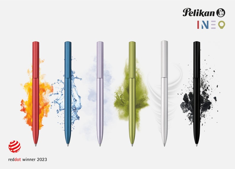 Pelikan Ballpoint Pen Ineo® Elements K6 Green With Engraving Gift ...