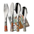 WMF children's cutlery Forest Friends with name engraving – personalized cutlery set for children – gift for birth, christening or birthday