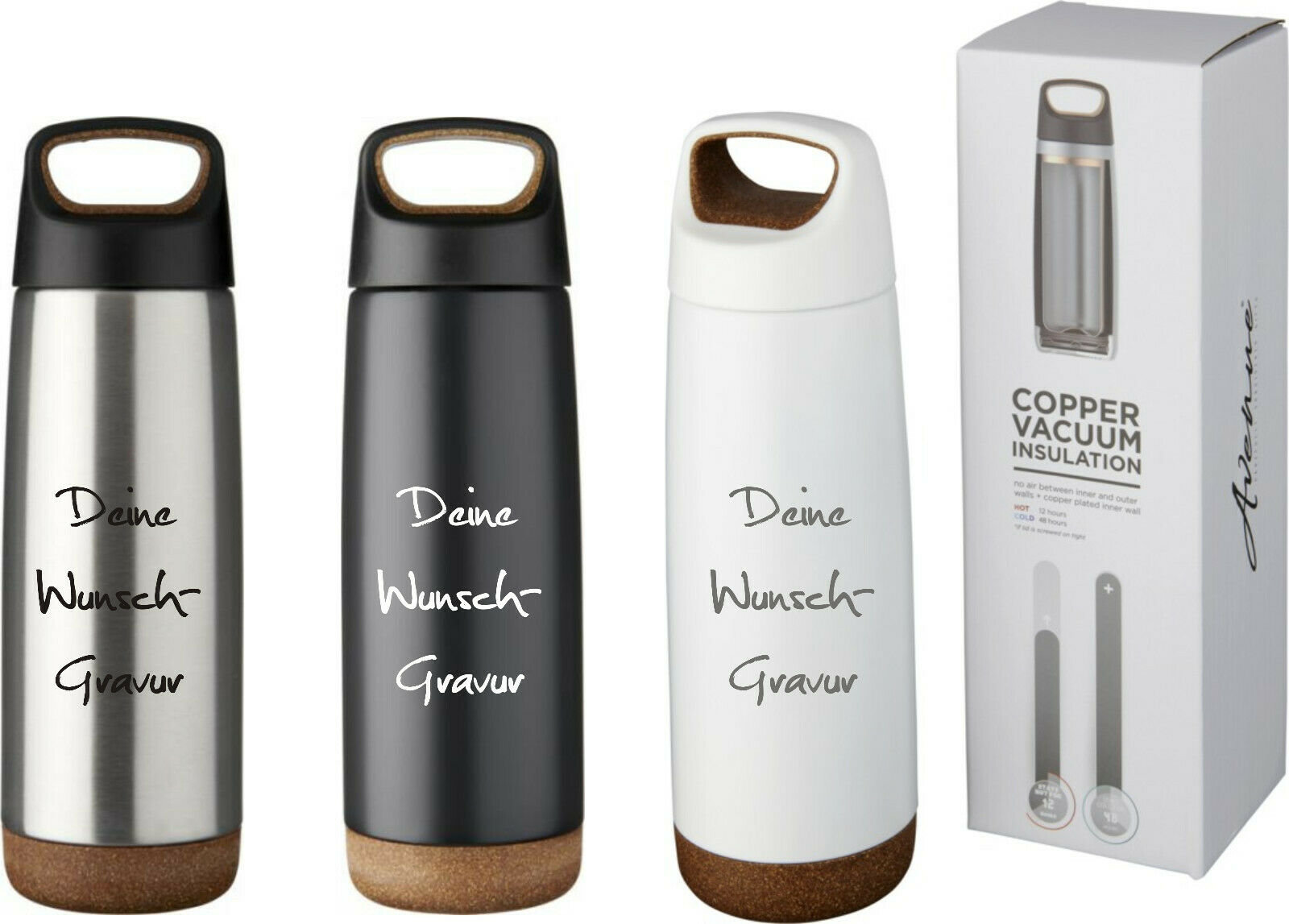 Milton Edelstahl-Thermosflasche – 907 G, 0,94 L, Hält 12 H Heiß / 24 H Kalt, Mit Magnetischem Strohhalm-Deckel