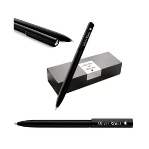 Pelikan Kugelschreiber Ineo® Elements K6 schwarz mit Gravur Geschenk einzigartige Stifte mit Namen personalisierte Geschenke personalisiert
