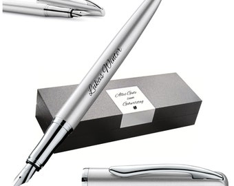 Pelikan Füllhalter Jazz® Noble Elegance P36 Silber Geschenk einzigartige Stifte mit Namen personalisierte Geschenke