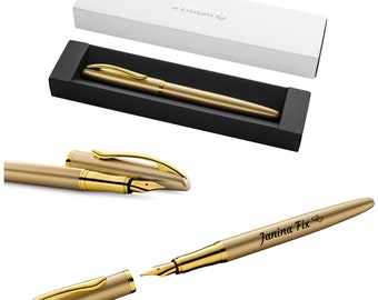 Pelikan Füllhalter Jazz® Noble Elegance P36 Gold Gelb Geschenk einzigartige Stifte mit Namen personalisierte Geschenke