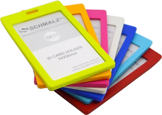 Kartenhalter Ausweis 3er Set, Zweilagiger Ausweishalter mit Ausziehbarer Schlüsselanhänger Clip, Transparenter Hartplastik Kartenhülle für Dienstausweis, ID Karten, Mitarbeiterausweis (Vertikal Kartenhalter Ausweis 3er Set, Zweilagiger Ausweishalter mit Ausziehbarer Schlüsselanhänger Clip, Transparenter Hartplastik Kartenhülle für Dienstausweis, ID Karten, Mitarbeiterausweis (Vertikal