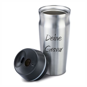 Schmalz® edler Thermobecher GABARONE Gravur 400 ml Trinkbecher graviert isoliert Schmalz® edler Thermobecher GABARONE Gravur 400 ml Trinkbecher graviert isoliert