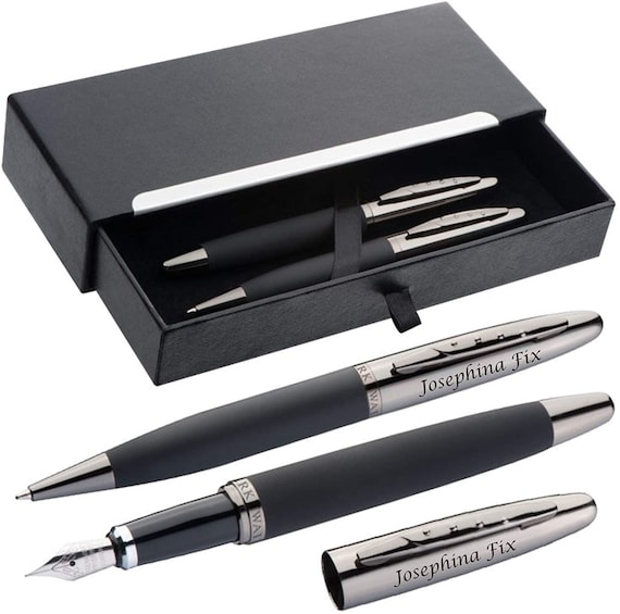 Mark Twain Kugelschreiber Mit Gravur - Metall-Drehstift In Geschenkbox Für Geburtstag & Jubiläum