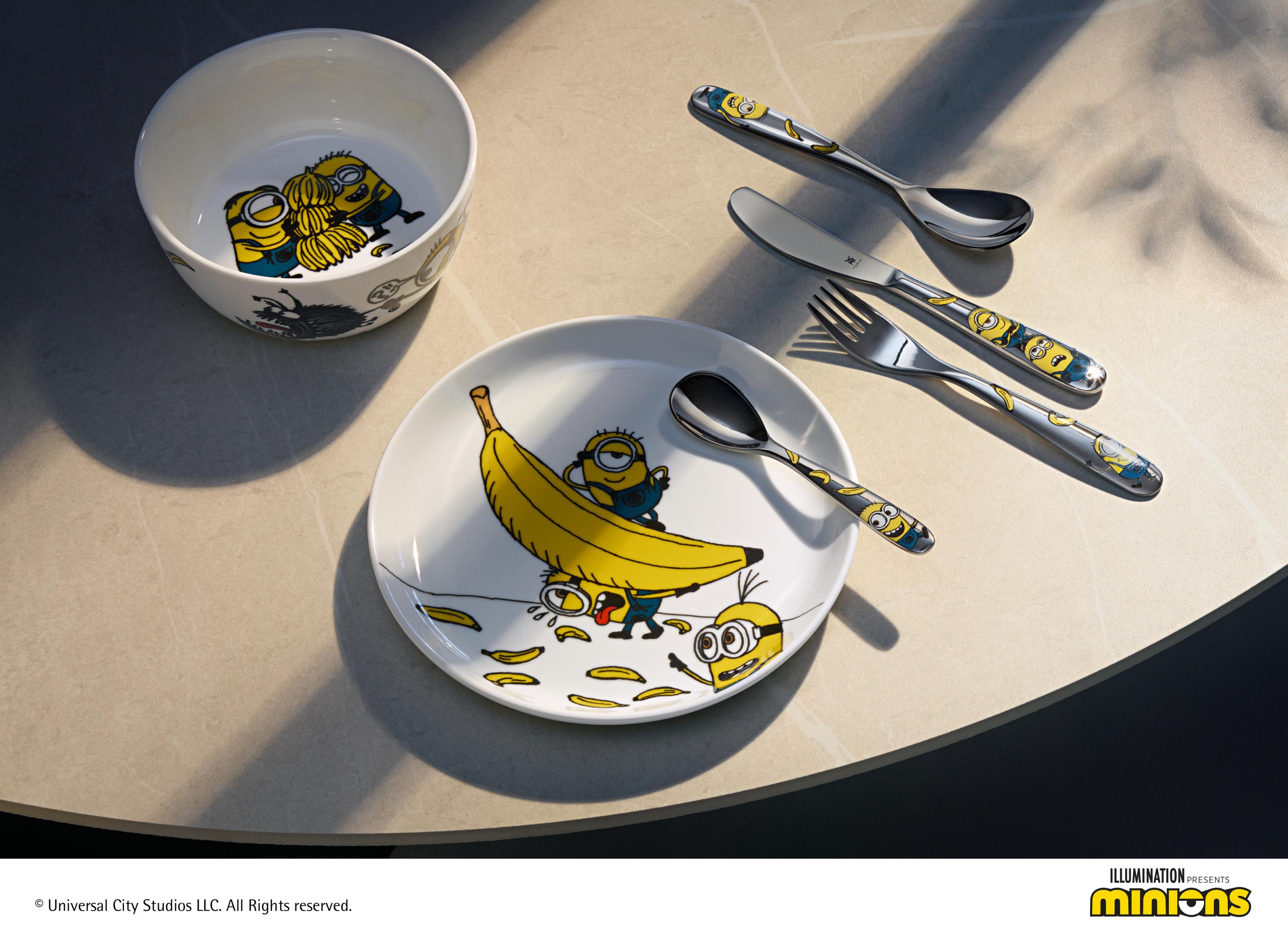 ウッドプレート ミニオン WMF Minions Children's Dinnerware Set – 6-piece With Personal