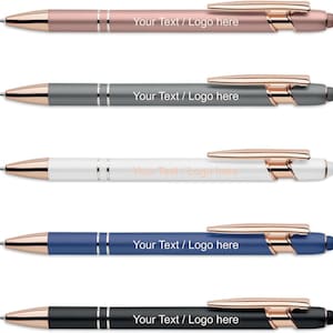 Caneta esferográfica de alumínio com gravação Scrib - personalizada com uma grande seleção de cores - canetas esferográficas como presentes personalizados