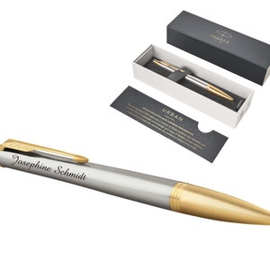 PARKER Kugelschreiber URBAN PREMIUM Aureate Powder Metal Laser Gravur graviert