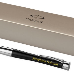 Bolígrafo exclusivo PARKER URBAN negro grabado láser grabado grabado