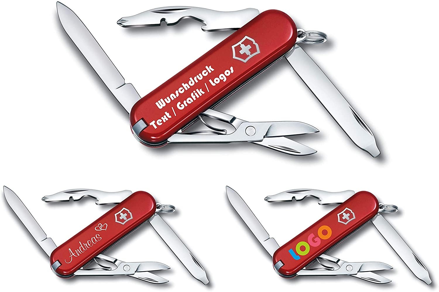 Victorinox Rambler Pocket Knife With Desired Print on the Shell