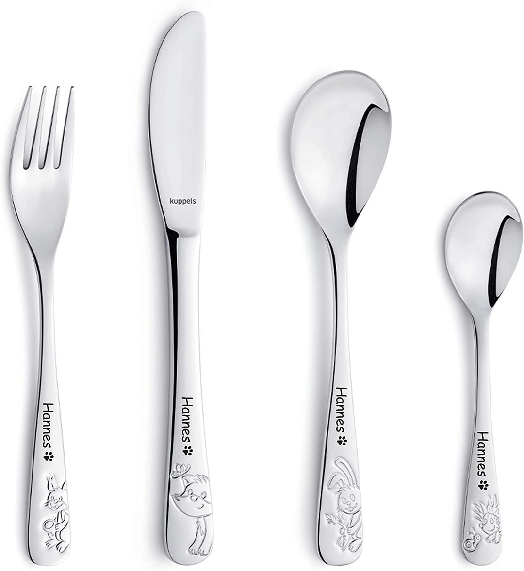 Children's Cutlery With Engraving Baptism Gift Etsy