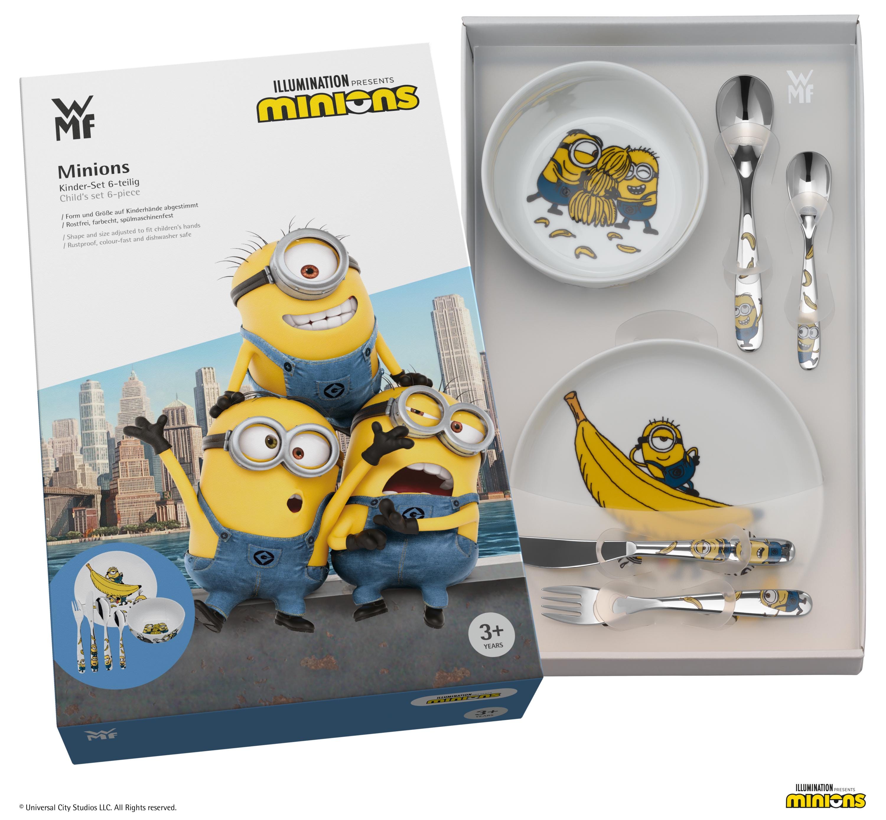 WMF Minions Children's Dinnerware Set – 6-piece With Personal