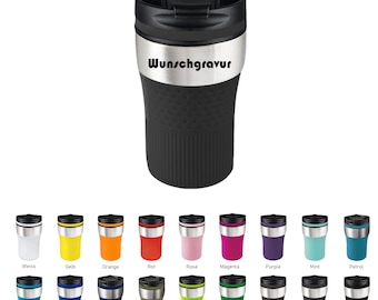 Isolierbecher BAYA Kaffeebecher mit persönlicher Gravur graviert Thermobecher 230ml BPA-Frei auslaufgeschützt