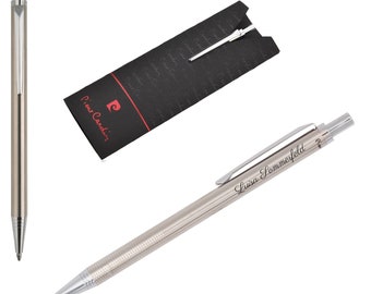 Penna a sfera Pierre Cardin® AMOUR con incisione | nero | Scatola per penne premium | regalo personalizzato | Anniversario | Compleanno