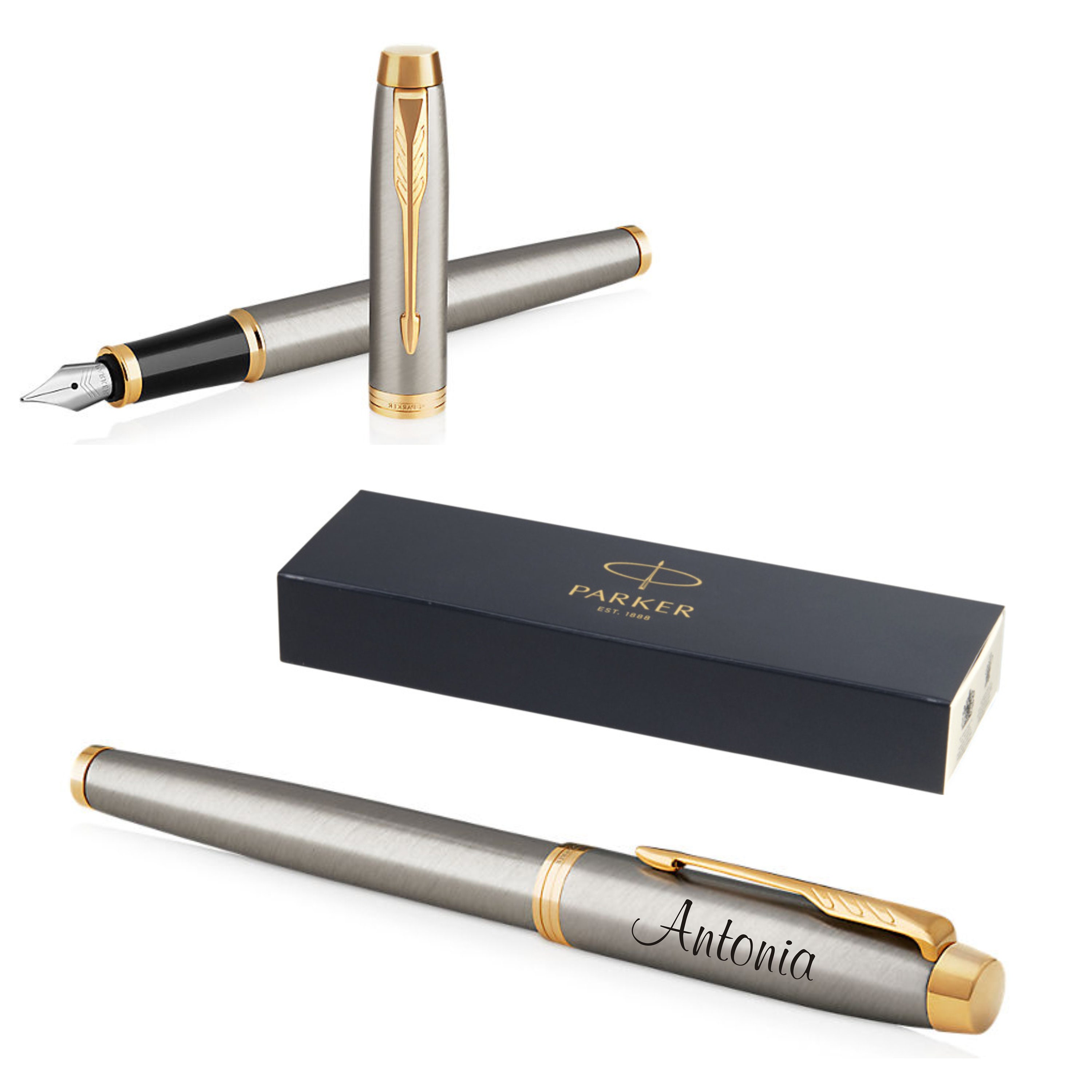 Buy Parker IM Core Brushed Metal G.C. Fountain Pen With