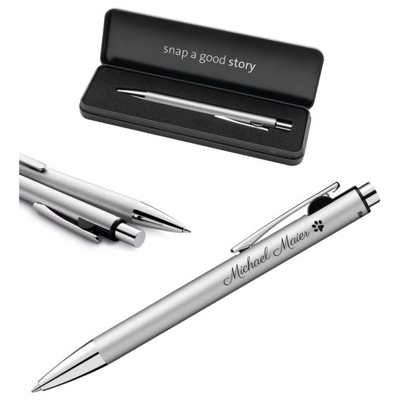 Pelikan Snap® Metallic K10 Ballpoint Pen in Silver With Engraving