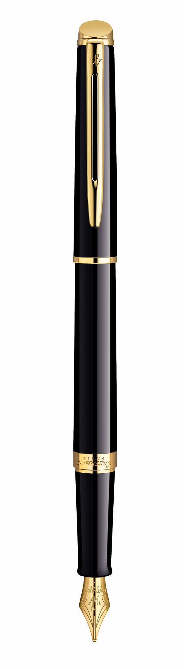 Waterman Hémisphère Black GT Writing Set With Engraving