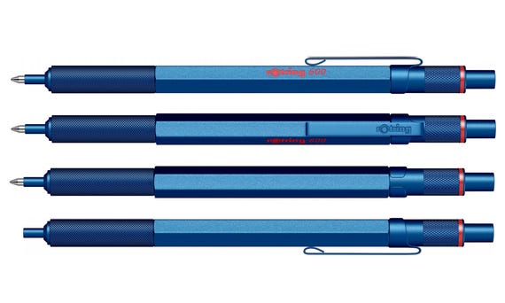 Personalized Rotring 600 Ballpoint Pen – Blue | Engraved | Black