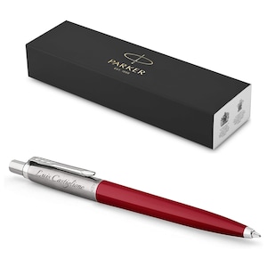 PARKER Jotter Originals reciclado com gravação | Caneta Premium | Caixa de presente | chumbo preto | presente personalizado | Nomes | Aniversário