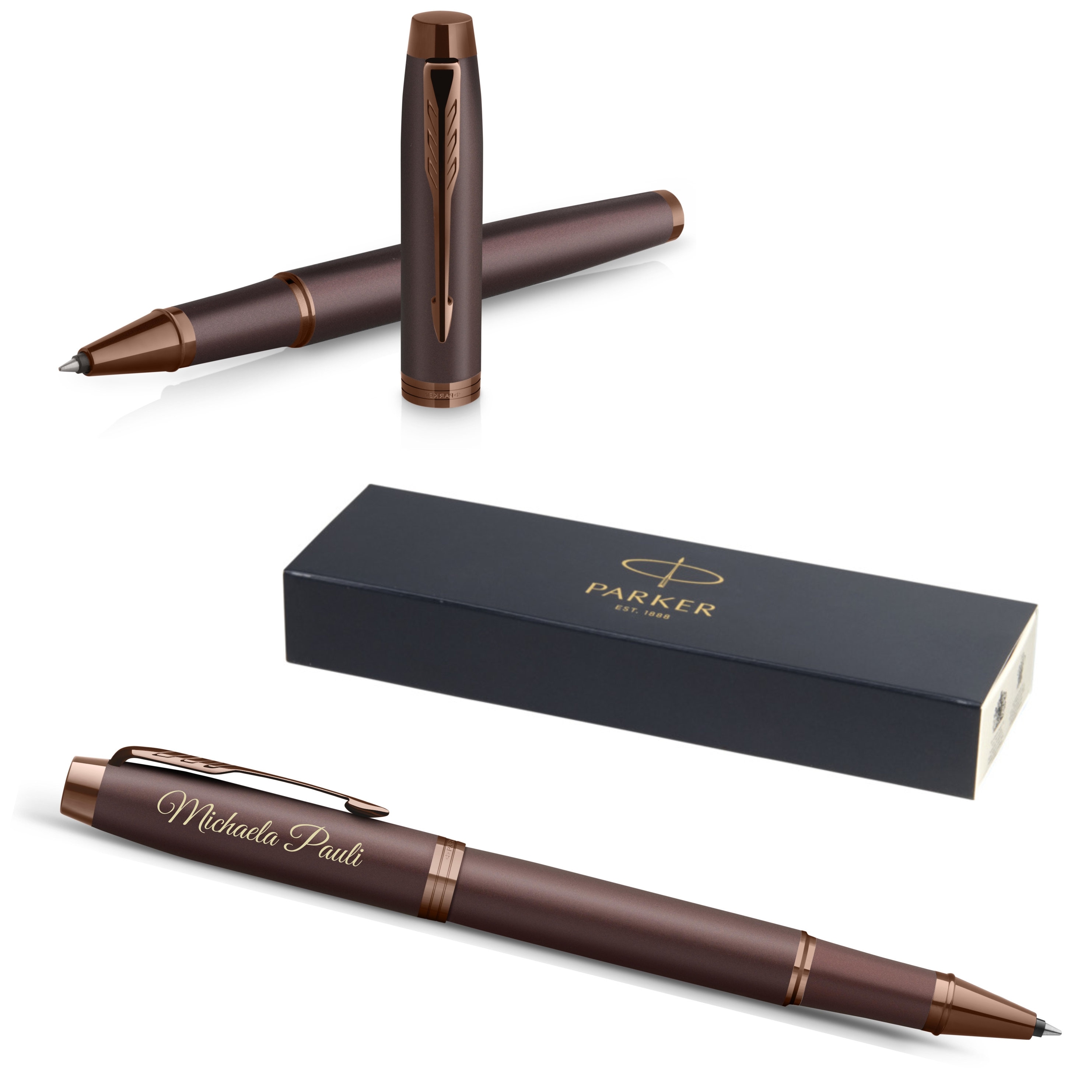 PARKER® IM Rollerball Pen Model Professionals Monochrome Burgundy With ...