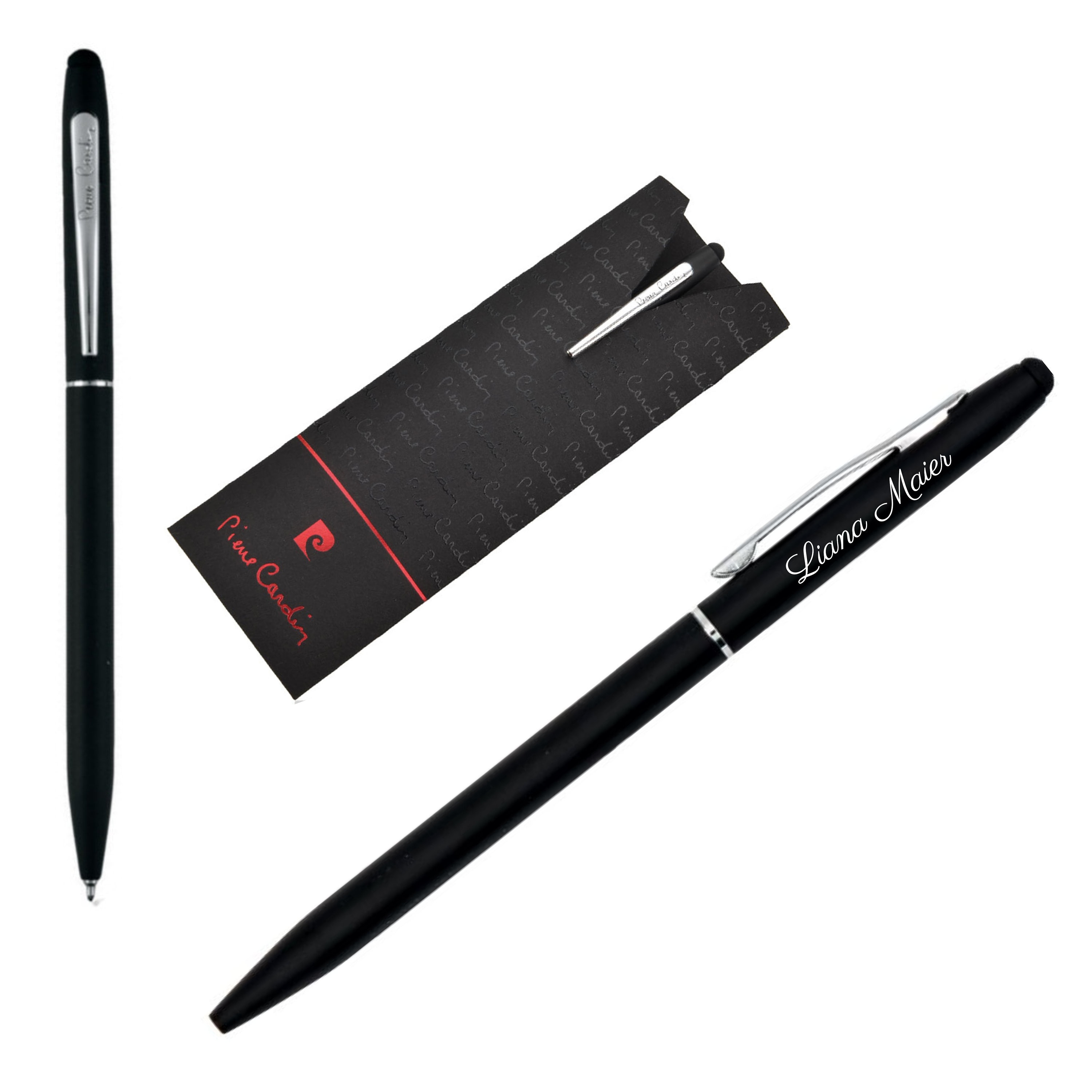 Pierre cardin ボールペン Pierre Cardin® ADELINE Ballpoint Pen With Engraving | Black