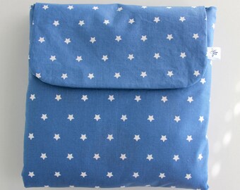 Wickelunterlage für unterwegs | Wickelorganizer für Babys | mobile Wickeltasche mit Fächern | Geschenk zur Geburt | Julistern Wickelstar