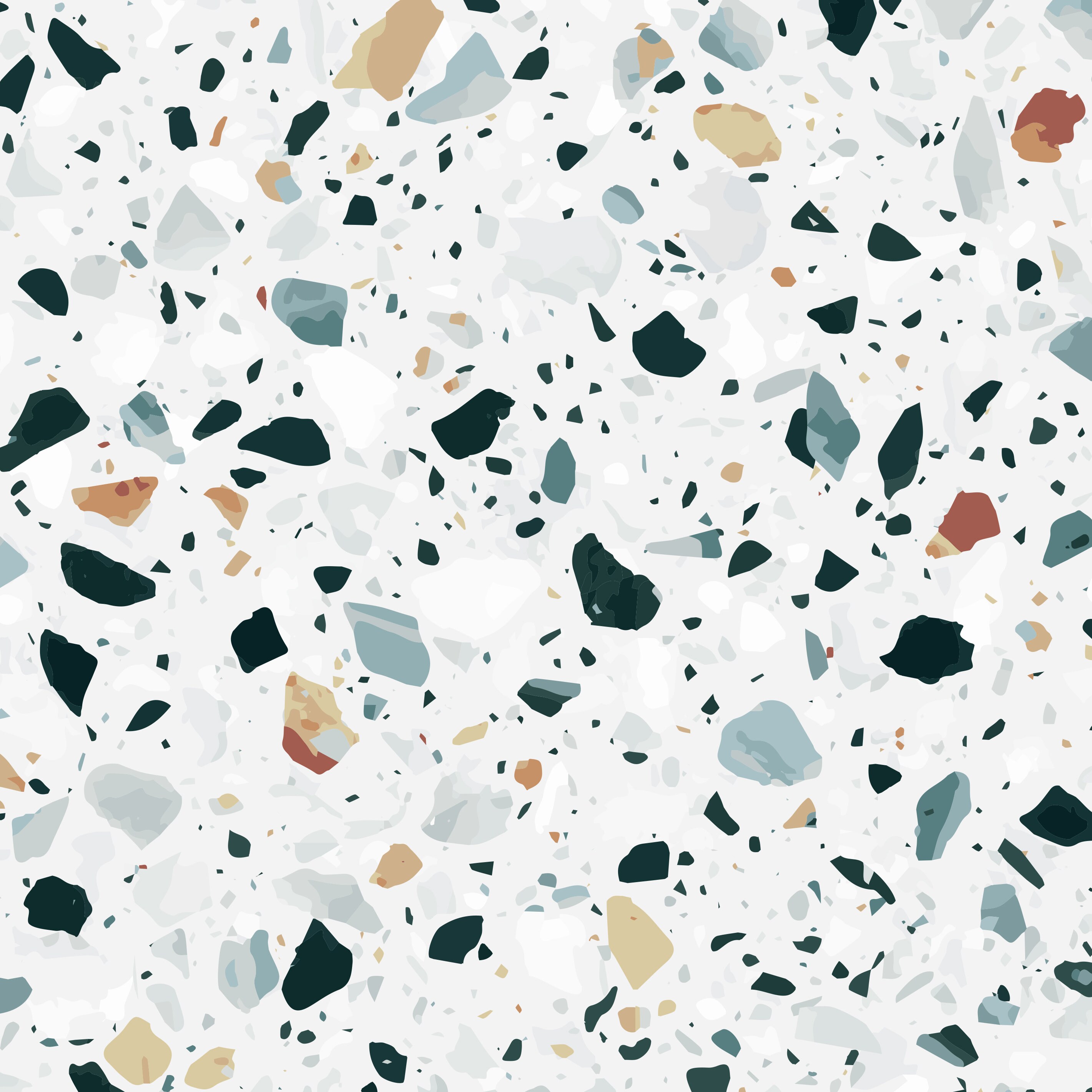 Terrazzo Flooring Removable Wallpaper Peel and Stick Etsy UK