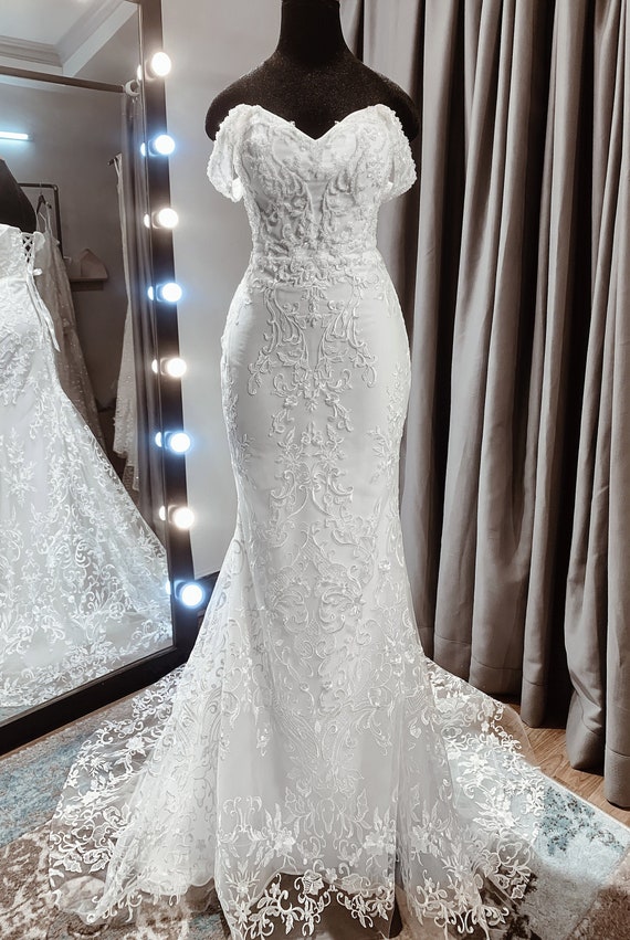 wedding gown fitting