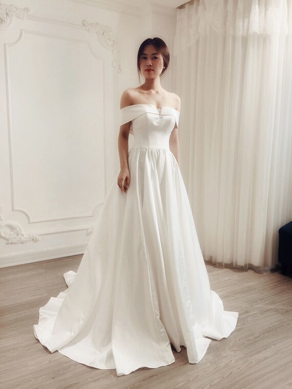 fancy wedding gown