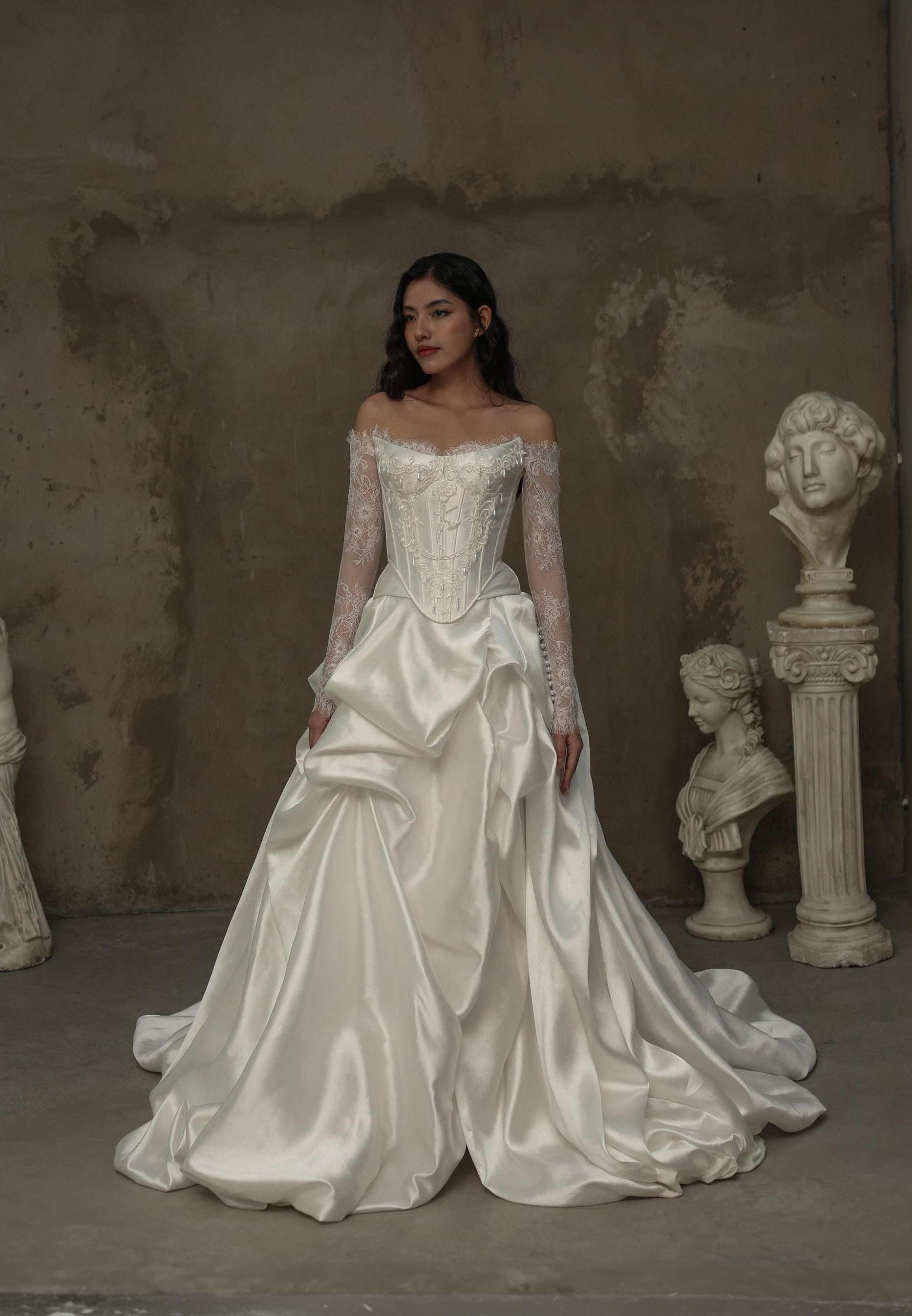 white christmas dresses Vittoria main image 1