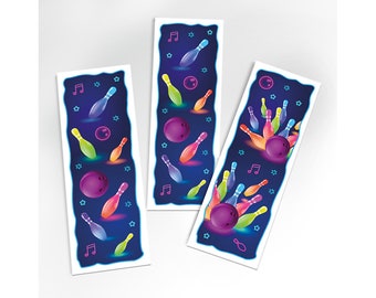 Bookmarks Bowling neon (6-24 pieces)