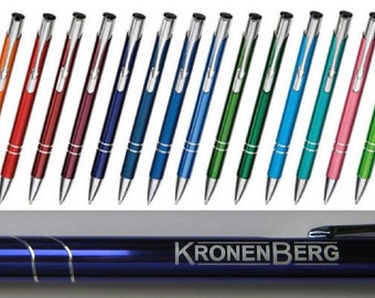 100 Design Aluminum Ballpoint Pen Chicago with Your Engraving