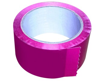 Pinkes Klebeband, Geschenkbank in Pink, 66m Länge, 55mm Breit (3 Stück)