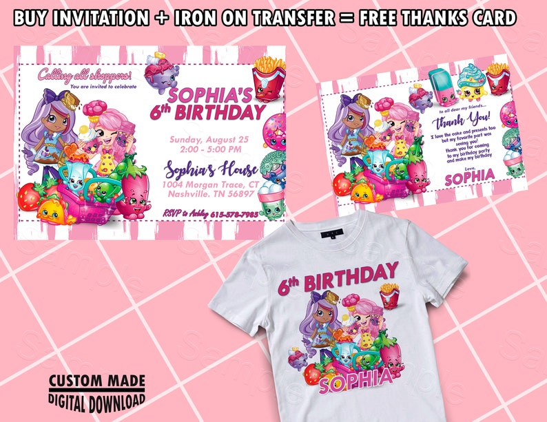 Shopkins Invitation, Shopkins Birthday Celebration, Shopkins Women Invite, Shoppies Invites, Shopkin Printable Invitations, Shopkins Electronic Card image relating to Shopkins Printable Invitations known as Shopkins Invitation, Shopkins Birthday Celebration, Shopkins Gals Invite, Shoppies Invites, Shopkin Printable Invitations, Shopkins Electronic Card