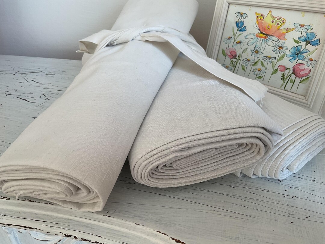 Antique Linen Bales Handwoven 2 60 M For Sewing For DIY For antique-linen-bales-handwoven-2-60-m-for-sewing-for-diy-for