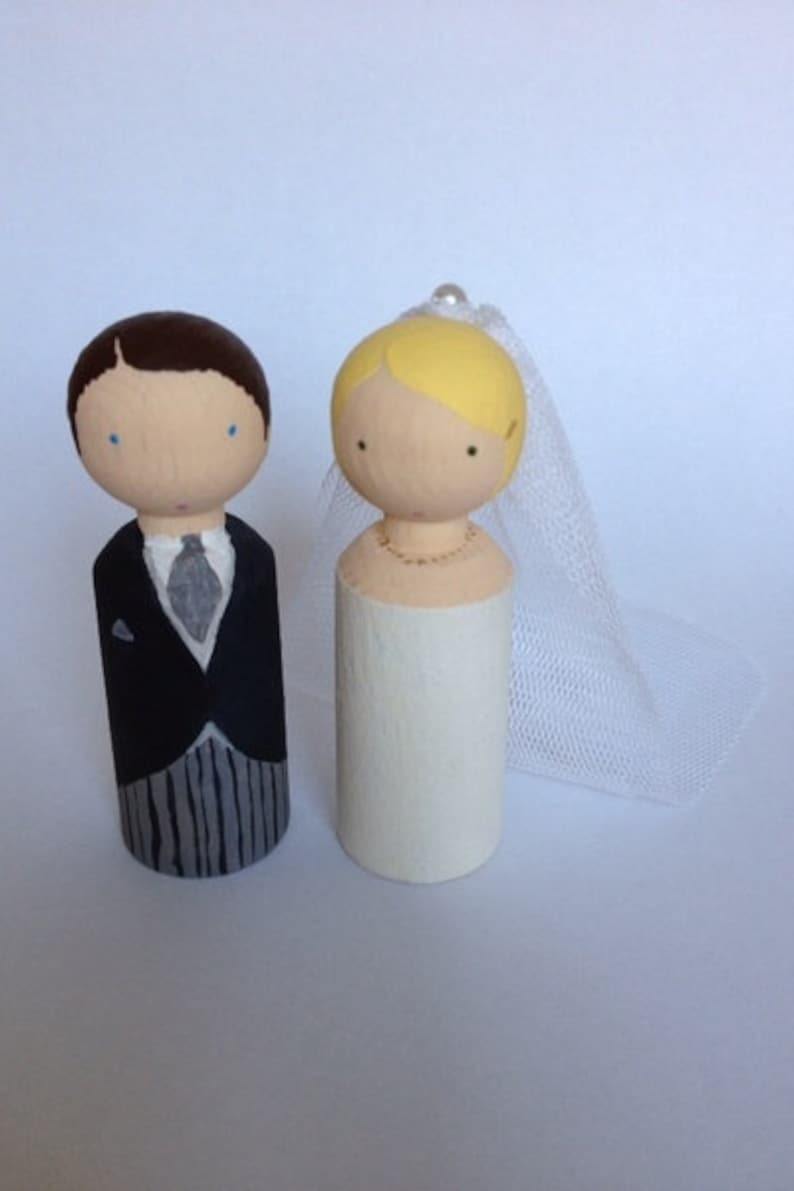 Bride and groombridal couple doll for within... image 1