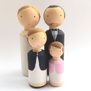 Family portrait Wooden doll image 1